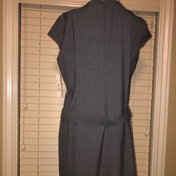 Antonio Melani Gray Cap Sleeve Sheath Dress - Picture 4 of 6
